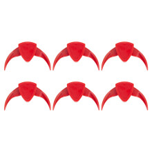 Melon Pliers Scissors Red 6pcs 3.5x2.4x0.4in