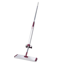 Spin Mop Set with Washable Microfiber Pads, Hands Floor Cleaning, Long Stainless Handle, 40x10x137cm