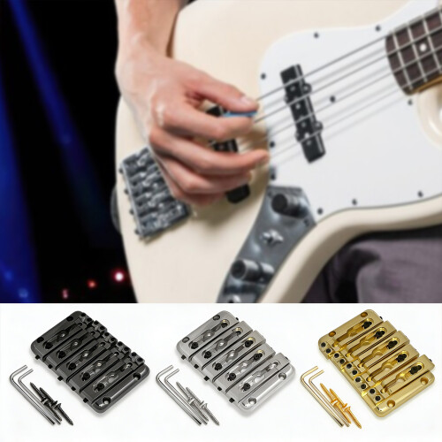 5 String Bass Fixed Bridge With Enhances Resonance And-Gold 2