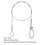 5Pcs Stainless Steel Safety Cable for Stage Light Durable Silver Rope 2
