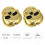 6Pcs Guitar String Tuning Pegs Golden Lightweight Heads 5