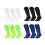 3 Pair Long Compressions Sock Suitable-fluorescent green aldult 2