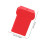 2Pcs Red Silicone Ladder Non-Slip Caps Durable Ladder Protector Covers 2