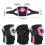 Elastic Knee Guard With Ergonomic Design-black rose red 4