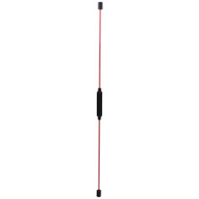 1Pc Vibrating Fitness Rod in Red Rubber for Workout