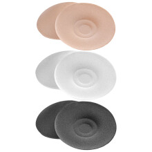 1Set Comfortable Black Bra Inserts Nylon Bra Pads for Evening Wear