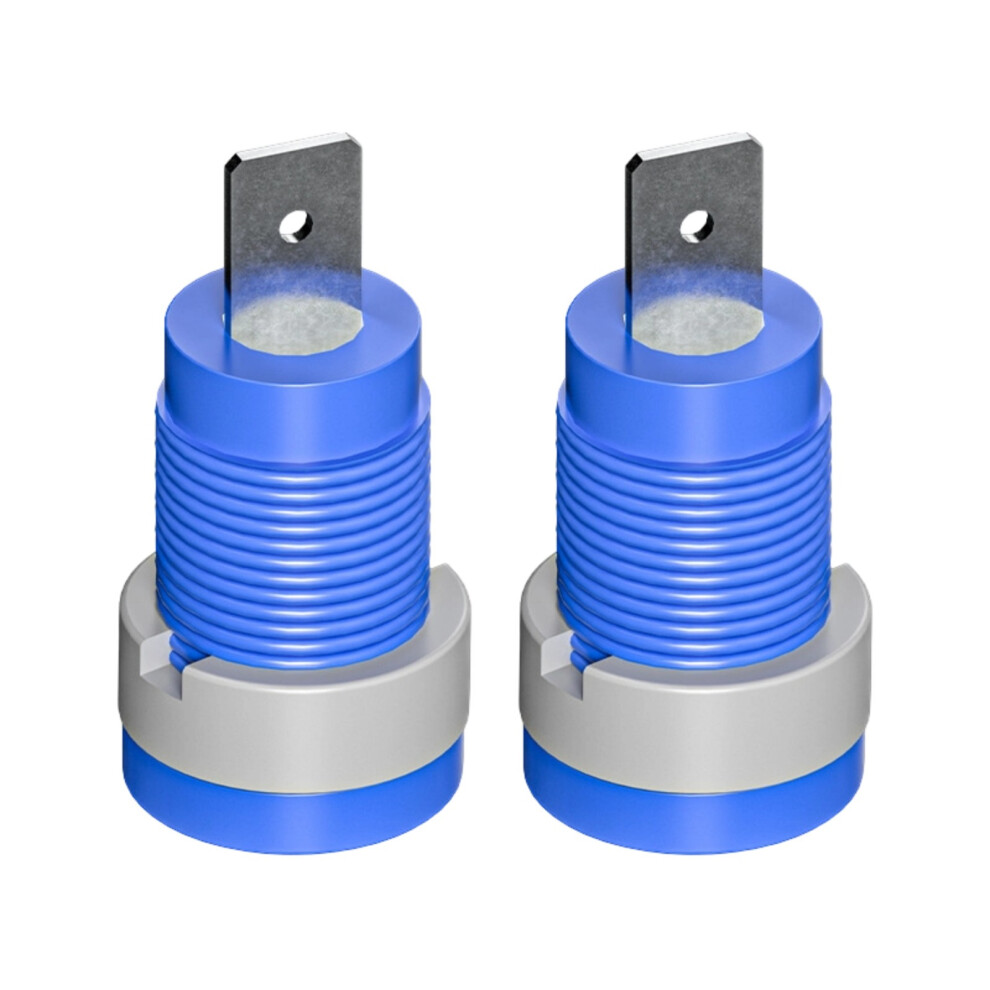 4Mm Banana Port Socket Mount Binding Post Connector- Blue 7754002545474