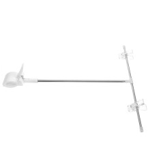 Porta Poster T-Shaped Stand Alluminio Regolabile Argento