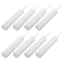 8Set Tubetti Vuoti in PVC Bianco Per Sigillanti E Colla