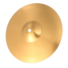 1St Golden Hi-Hat Cymbal Percussion Onderdeel Duurzaam Voor Drummers
