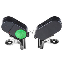 2St Elektronische Visindicator Plastic Zwart Voor Nachtvissen