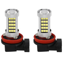 2Pcs H11 H8 H9 White 6000K 850Lm 2835 66SMD Auto LED Fog Lamp Day Running Light for