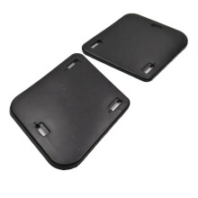 2X Tampa Defletora Lateral Dos Faróis de Neblina Dianteiros Do Carro para  Land  Prado LC120 2003-2009