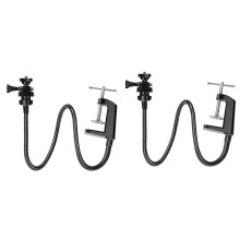 2X Webcam Stand, Upgraded Webcam Mount Stand with Flexible Gooseneck Arm and Clamp, Suit for  Webcam C920,C922