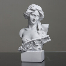 Greek Goddess Statue Vintage Resin Hand Made Art for Living Room Display 13cm