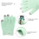 1Set Green Moisturizing Screen Gloves for Care 6