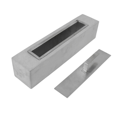 Alcohol Fireplace, 6000g, 45x10x9.7 cm, Grey