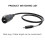 Waterproof Type-C 3A Plug Extension Cable USB C Connector for Fast Charging Data Transfer 10Gbps 6