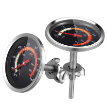 2 Pcs Stainless Steel Kitchen Thermometer for Grill and Oven with Precision and Clear Display