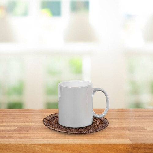 4Pcs Brown Cotton Woven Placemats Heat Resistant Tableware Mats 2