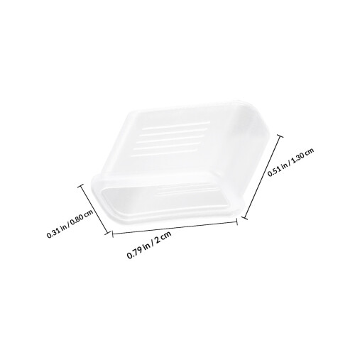 20Pz Coprifischietto Plastico Trasparente E Basket 1