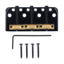 Vintage Style 3 Saddle Electric Guitar Bridge Replacement with Durable Metal Build and Enhanced Sustain