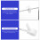 Porta Poster T-Shaped Stand Alluminio Regolabile Argento 4