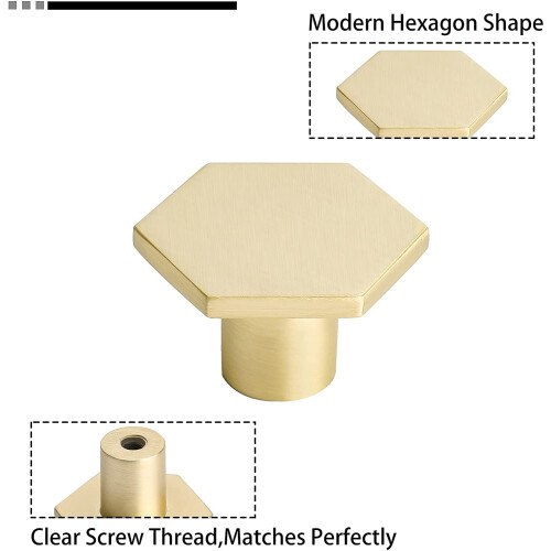 Gold Cabinet Knobs and Drawer Pulls 4 Pack, Elegant Gold Finish Zinc Alloy for Kitchen Cabinets 2