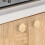 Gold Cabinet Knobs and Drawer Pulls 4 Pack, Elegant Gold Finish Zinc Alloy for Kitchen Cabinets 4