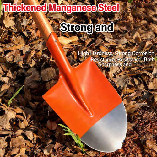 Improved Digging Shovel Blade Thickened Steel-Flat head small 1