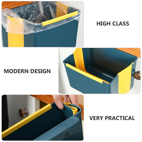 desktop recycling garbage can hanging waste bin kitchen container 2