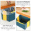 desktop recycling garbage can hanging waste bin kitchen container 6