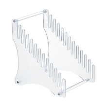 Vinylplatenhouder Displayrek 12 slots Acrylvinylplatenorganizer