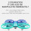 Mini Drone for Beginners with 360 Propeller Protection, LED Lights, OneClick Takeoff Remote Control Quadcopter 3