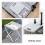Lightweight Grey Foldable Outdoor Stool Durable Pp+iron Chair 3