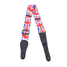 Fashion Printed Guitar Strap with Wide Padded Comfort and Reinforced Ends for Acoustic Electric Bass