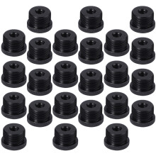 30St Zwarte Mic Stand Adapter Plastic 3/8 Naar 5/8 Microfoonhouder