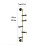 Modern Wall Mounted Coat Rack with 5 Hooks, Copper Vertical Design for SpaceSaving Entryway Organization 2