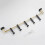 Modern Wall Mounted Coat Rack with 5 Hooks, Copper Vertical Design for SpaceSaving Entryway Organization 3