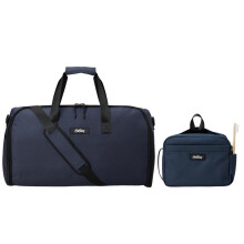 Garment Duffel Bag 45L with Detachable Toiletry Kit, Convertible 2in1 Travel Bag for Wrinkle‑ Storage