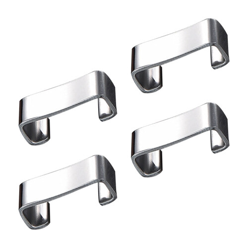 4Pz Porta Bacchette Stile in Acciaio 304 Argento