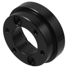 1Set Aluminium Stuurwiel Adapter Zwart Raceauto Accessoire Verhoger