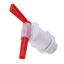 1Set Rood Plastic Vatkraan Voor Bier, Wijn En Water, Onderhoudsvrij