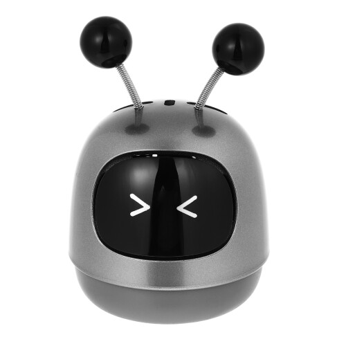1Set Robotvormige Auto Geurverspreider ABS Metaal Decoratieve Diffuser