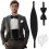 1Set Set Cerimonia Pochette Cummerbund Poliestere 1