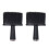 2St Borstel Neck Duster Nylon Zwart Ergonomisch Handvat 1