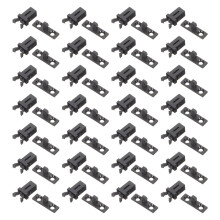 1Set Afvalbak Accessoires Druksluitingen Plastic Zwart Voor Huishouden