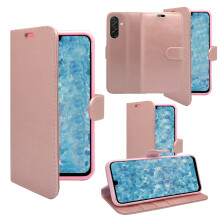 (Rose Gold) For Samsung Galaxy A57 Wallet Flip Pouch Case
