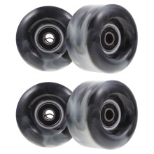 4St Rolschaats Accessoires PU Wielen Mix Kleur Voor Straatrijden