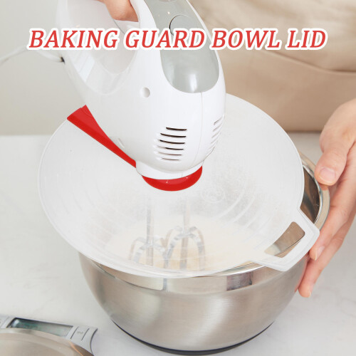 Baking Splashing Guard Splash-Proof Egg Bowl Lid Kitchen Utensil 2